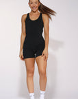 SCOOP NECK PLAYSUIT