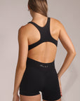 HIGH NECK PLAYSUIT
