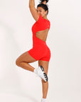 CAP SLEEVE PLAYSUIT