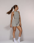 HIGH NECK PLAYSUIT