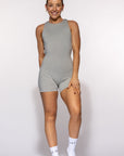 HIGH NECK PLAYSUIT