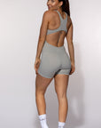 HIGH NECK PLAYSUIT