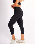 Black Classic 7/8 Leggings Bottoms