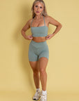 CROSS OVER SCRUNCH SHORTS