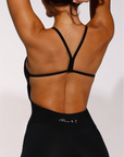 VEE STRAP PLAYSUIT